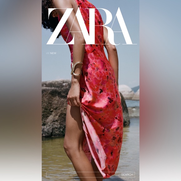 ZARA beautiful shimmering V neck, elastic waisted Chiffon Mini dress🔥🔥🔥 - Picture 9 of 9